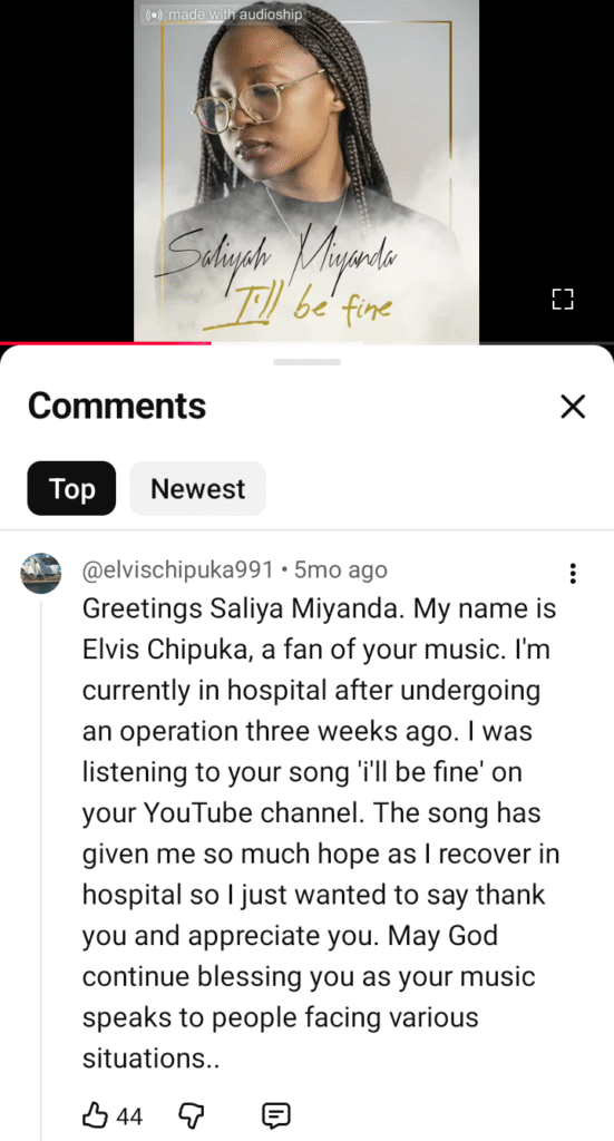 Saliyah Miyanda I will be Fine Mp3 